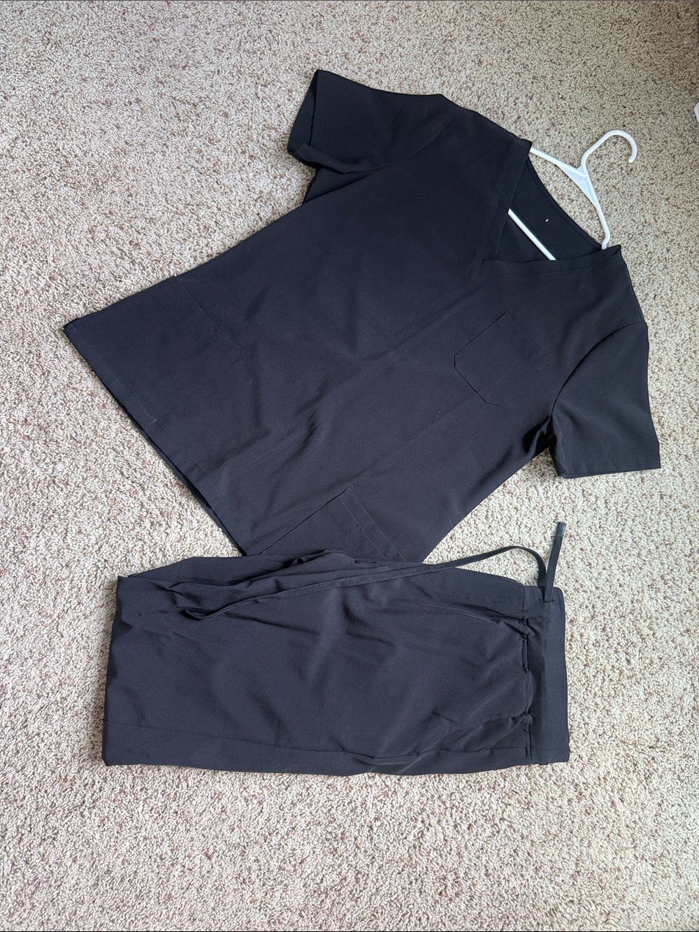 Amazon Women's Black Track Pants & Jogger Scrub Set